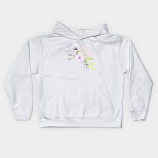 Romantic Floral 1 - Full Size Image Kids Hoodie